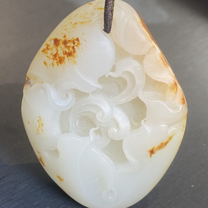 白玉手把件