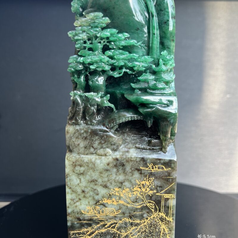 独山玉印章