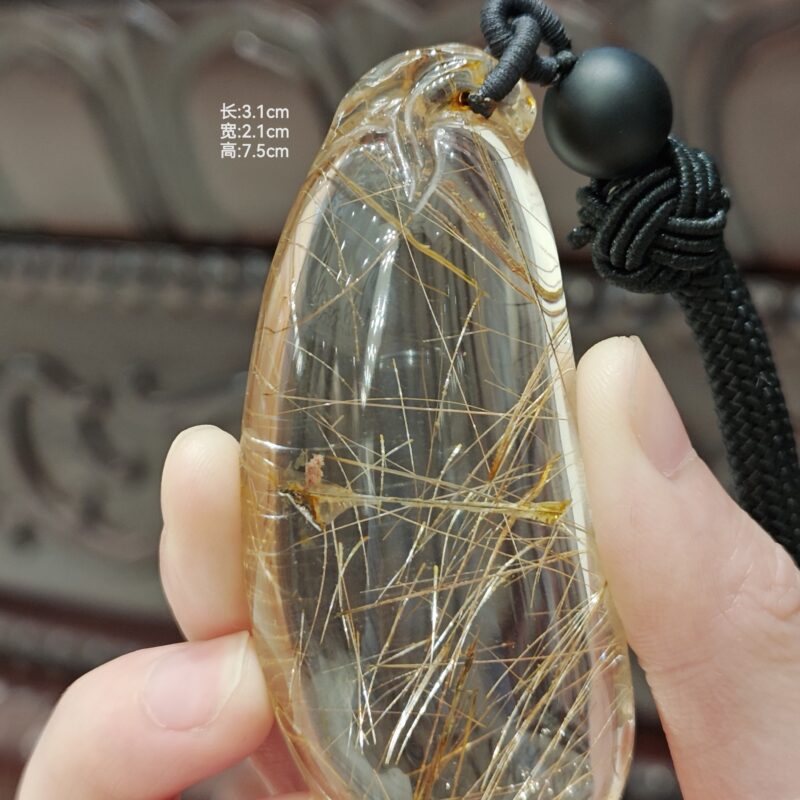 水晶手把件