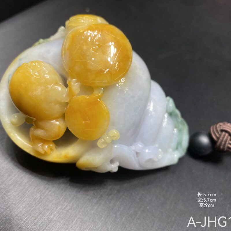 翡翠手把件